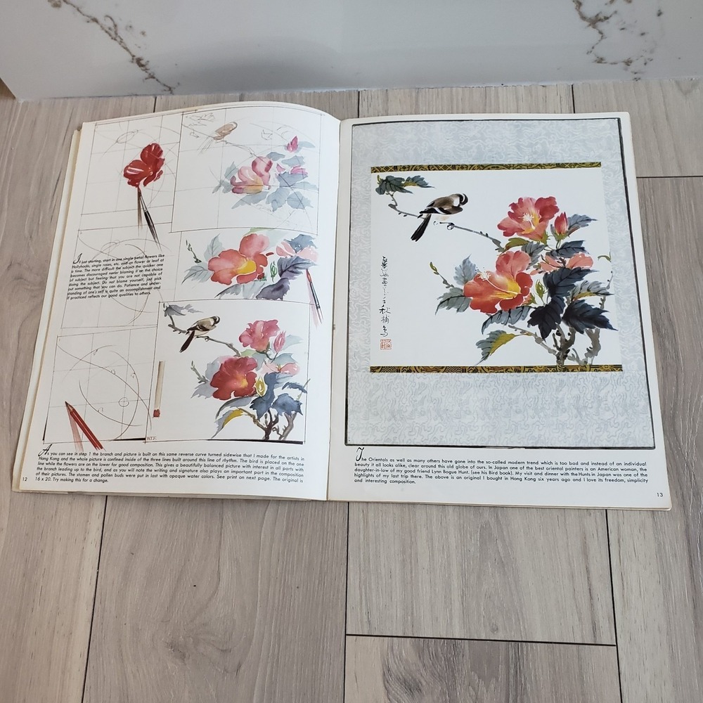 Water Colors Painting Book Art 1950s How To by Walter Foster Made in USA